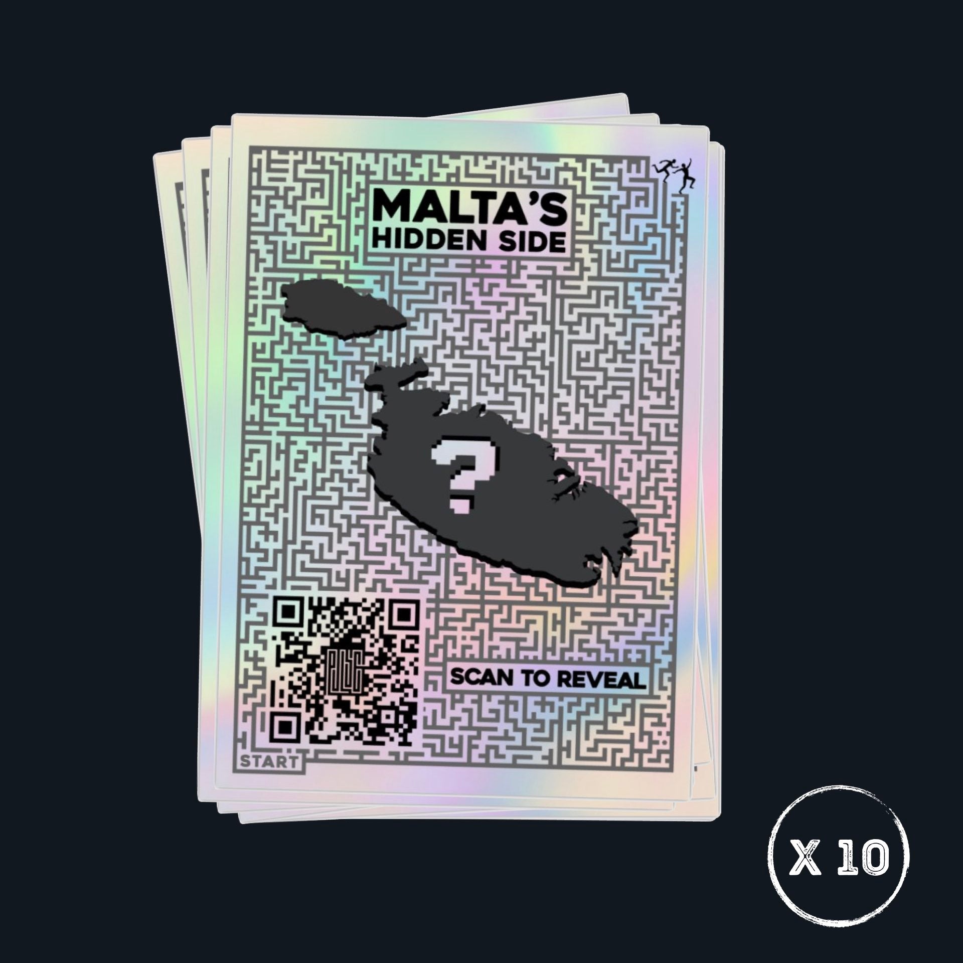 STICKERS "MALTA'S HIDDEN SIDE"
